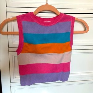 Zara multi colored top